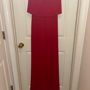 Lulu's Vibrant Red Jumpsuit